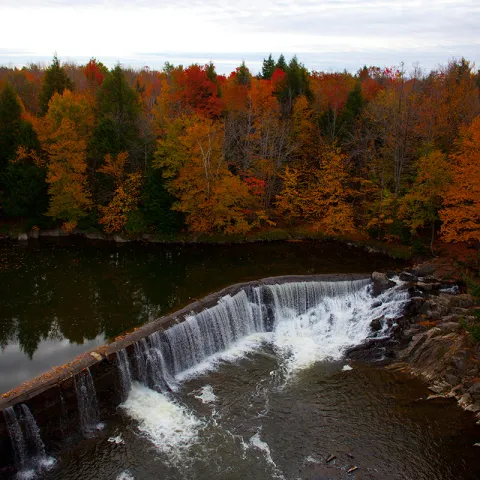 Saint-Valère vu du ciel