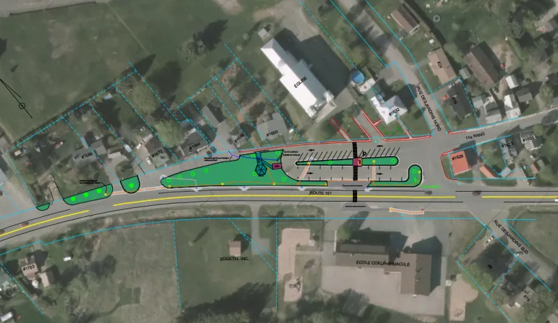 Plan de réaménagement urbain de Saint-Valère