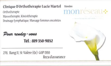 Clinique d’Orthothérapie Lucie Martel