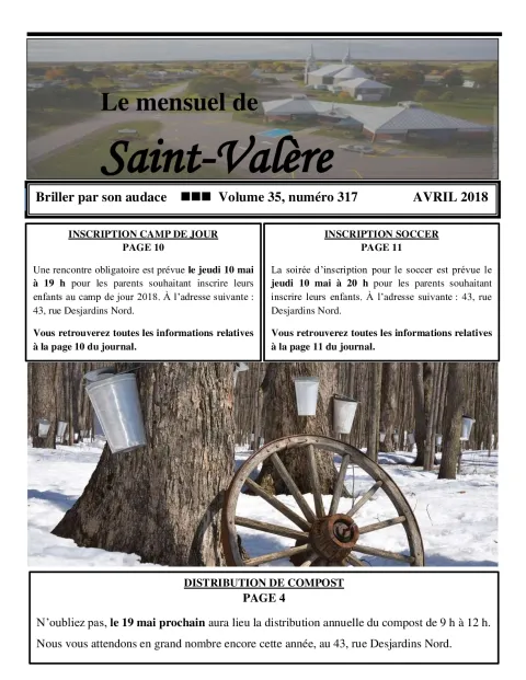 Le Mensuel de Saint-Valère