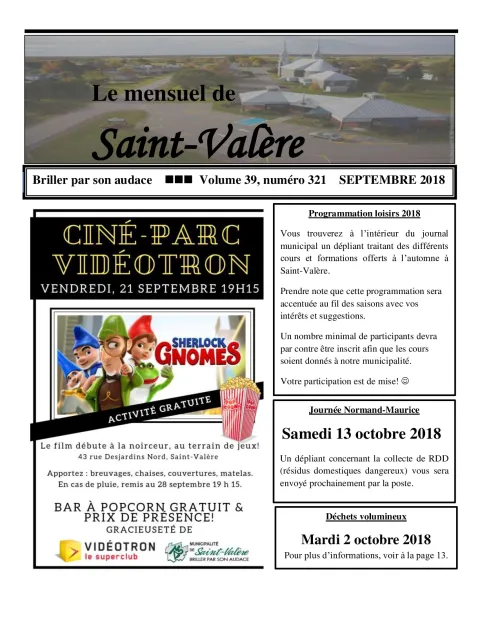 Le Mensuel de Saint-Valère